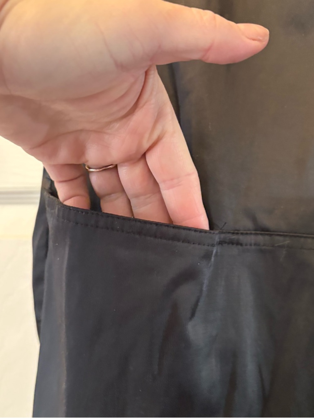 ZARA‎ Black Utility Cargo Pants Elastic Waist Techwear Size S - Picture 5 of 7